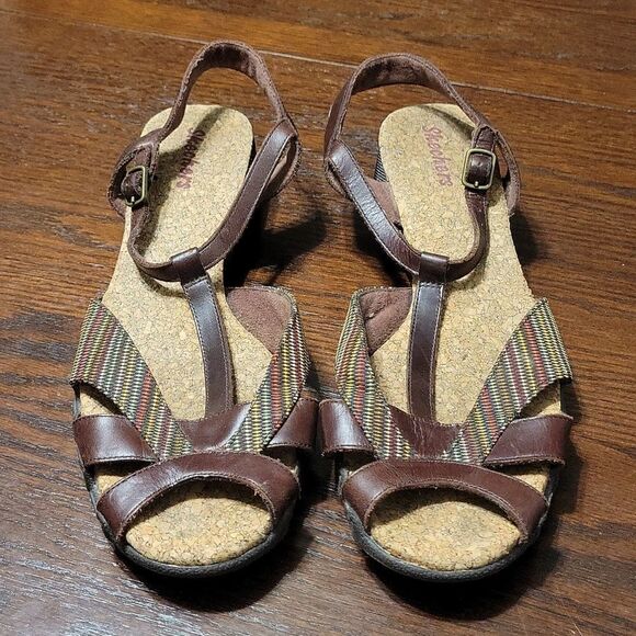 Skechers Brown/Multicolor sport sandal size 11 - Picture 1 of 7